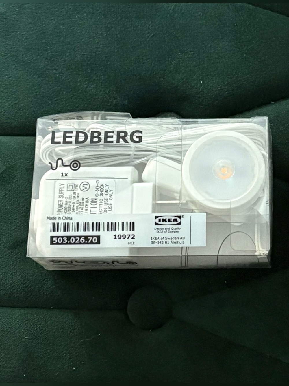 IKEA LEDBERG Puck LED Light Kit - White